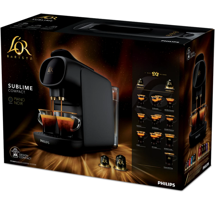 نسپرسوساز کپسولی فیلیپس مدل L’OR Barista LM9012 – فشار 19 بار – ساخت رومانی